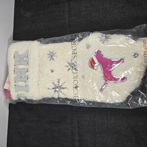 Victoria's Secret Pink Fluffy Stocking